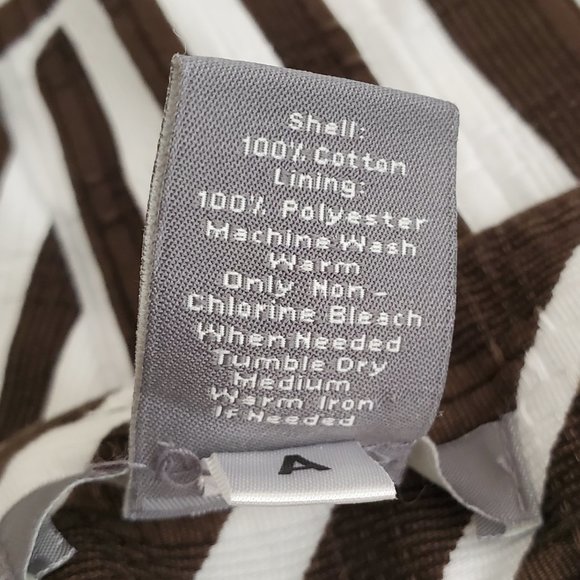 Ann Taylor Tribal Mudcloth Print Textured Mini Skirt | NWOT | 00P | Brown White - Picture 11 of 14